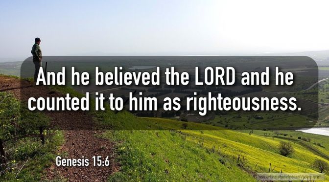Thought for January 12th. “COUNTED … TO HIM FOR RIGHTEOUSNESS”