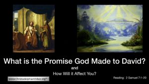 What is the Promise God Made to David and How Will It Affect You?