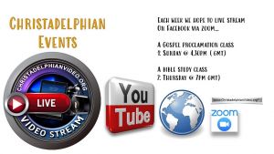 Christadelphian Video Events Live Facebook Stream