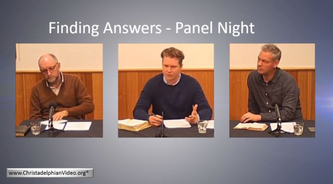 Q&A Live Event - Finding Answers - Panel Night