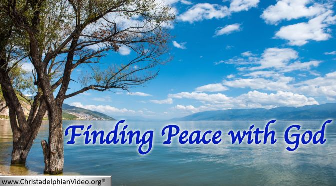 Finding Peace with God