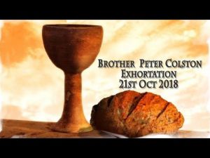 2018.10.21 Exhortation- Memorial Emblems, 2 Chron 14-15, Eze 47, John 15-16 - Bro Peter colston