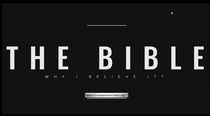 Why i believe the Bible...  A personal testimony from Bro Trimal Accra