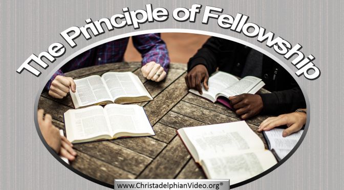 The Principle of Fellowship - Brother Stephen Palmer